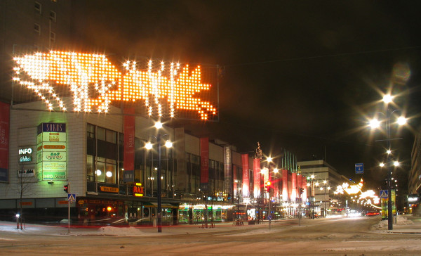 Aleksanterinkatua jouluaattona v. 2008.
