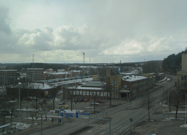 Rautatieaseman länsipuoli vuonna 2009. (Kuva: Sauli Hirvonen)
